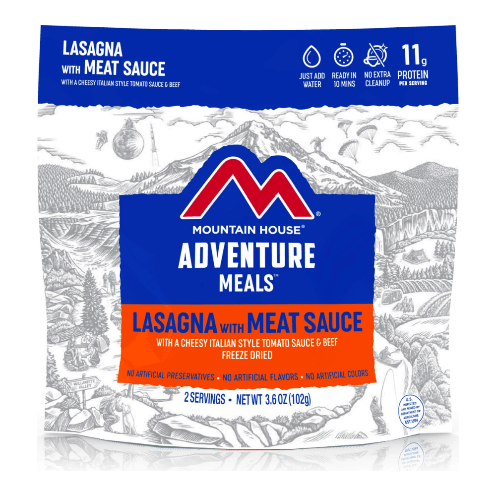 Mountain House Dried Meals Cycling Accessories - Food Mountain House Lasagna with Meat Sauce