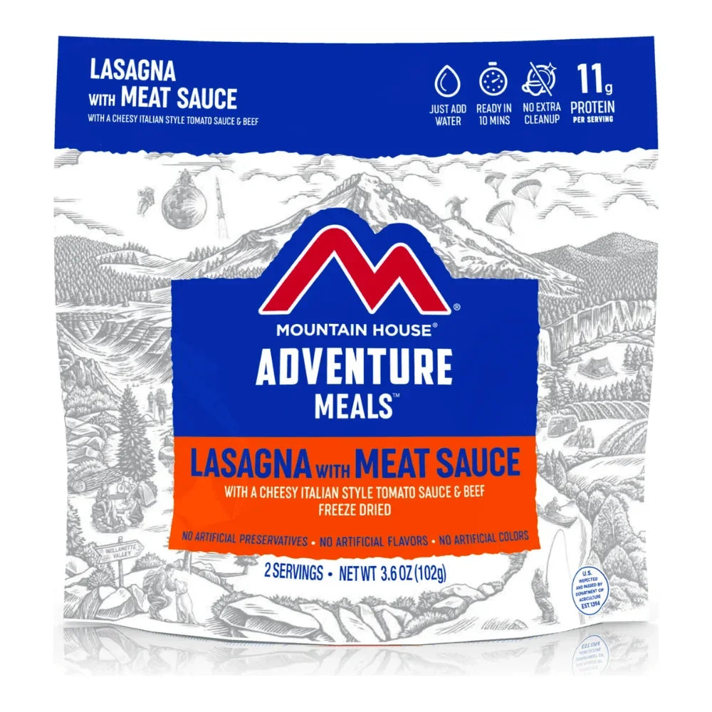 Mountain House Dried Meals Cycling Accessories - Food Mountain House Lasagna with Meat Sauce