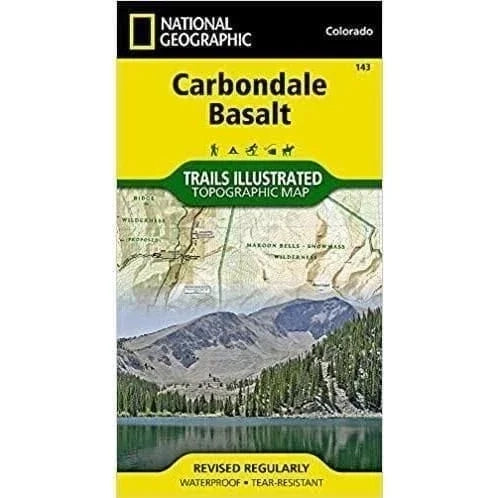 National Geographic Trails Illustrated Maps Library - Maps National Geographic Carbondale/Basalt - 143
