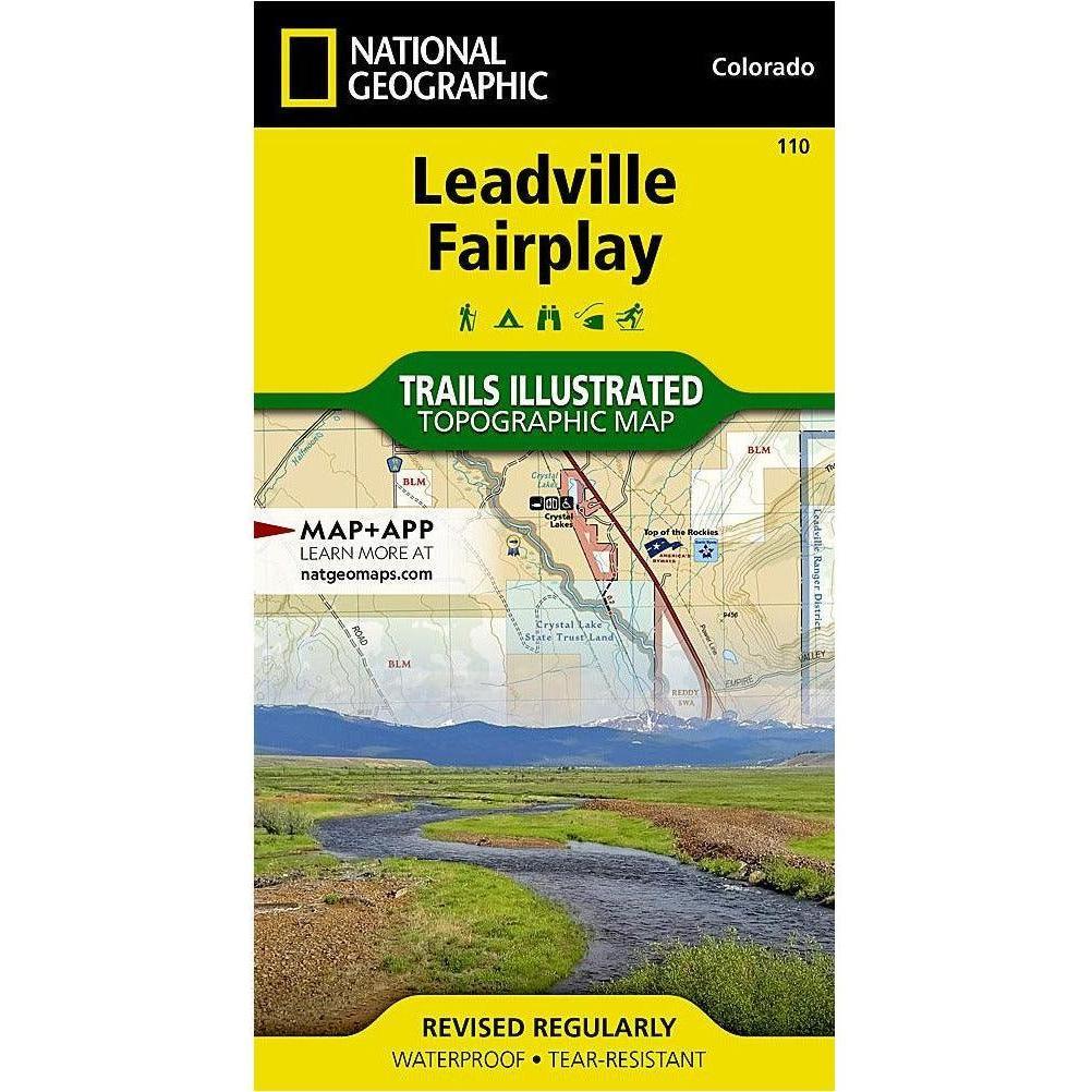 National Geographic Trails Illustrated Maps Library - Maps National Geographic Leadville/Fairplay - 110