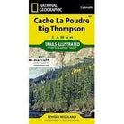 National Geographic Trails Illustrated Maps Library - Maps National Geographic Cache La Poudre / Big Thompson - 101