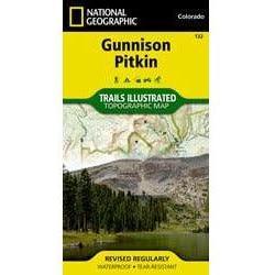 National Geographic Trails Illustrated Maps Library - Maps National Geographic Gunnison / Pitkin - 132