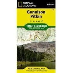 National Geographic Trails Illustrated Maps Library - Maps National Geographic Gunnison / Pitkin - 132