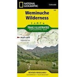 National Geographic Trails Illustrated Maps Library - Maps National Geographic Weminuche Wilderness - 140