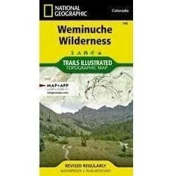 National Geographic Trails Illustrated Maps Library - Maps National Geographic Weminuche Wilderness - 140