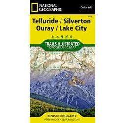 National Geographic Trails Illustrated Maps Library - Maps National Geographic Telluride / Silverton / Ouray / Lake City - 141