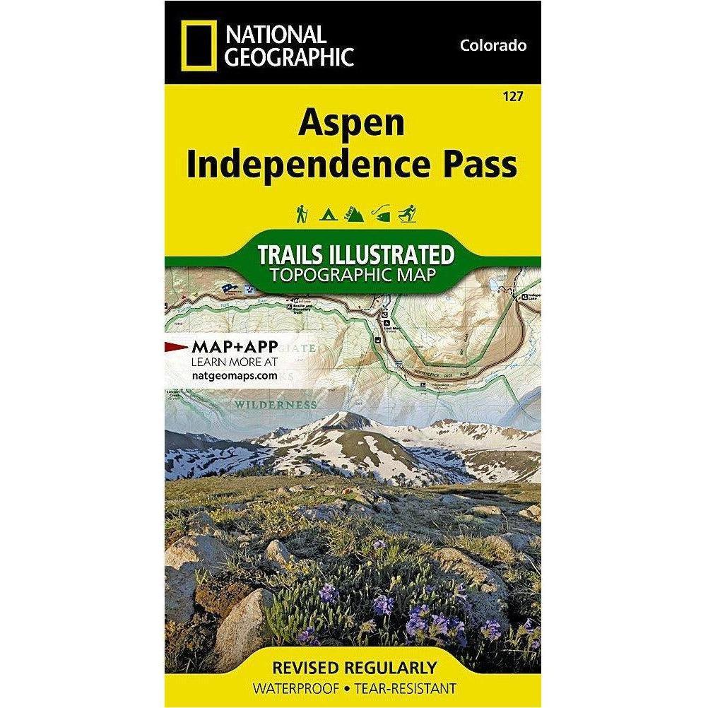 National Geographic Trails Illustrated Maps Library - Maps National Geographic Aspen/Independence Pass - 127