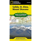 National Geographic Trails Illustrated Maps Library - Maps National Geographic Salida/St Elmo/Mount Shavano - 130