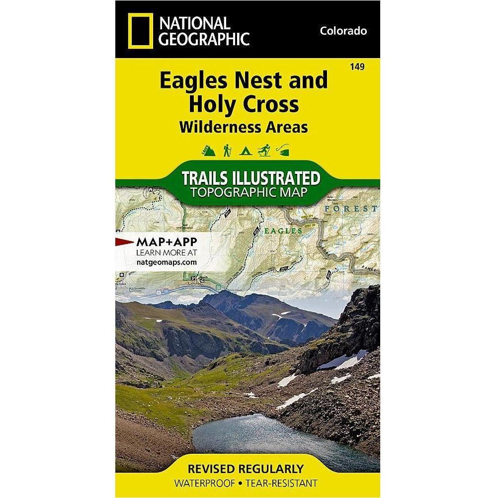 National Geographic Trails Illustrated Maps Library - Maps National Geographic Eagles Nest and Holy Cross - 149
