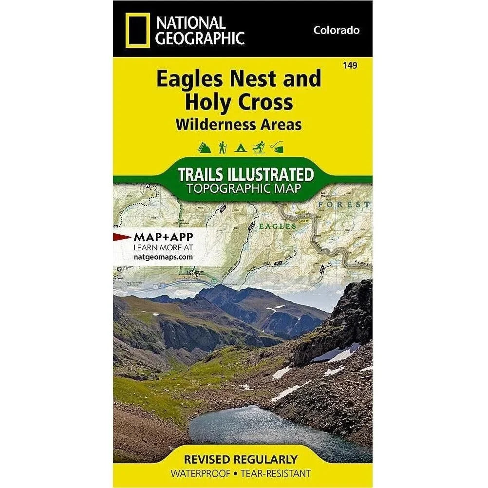 National Geographic Trails Illustrated Maps Library - Maps National Geographic Eagles Nest and Holy Cross - 149