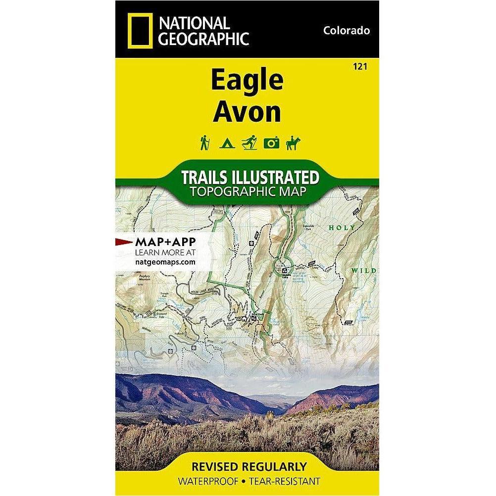 National Geographic Trails Illustrated Maps Library - Maps National Geographic Eagle/Avon - 121