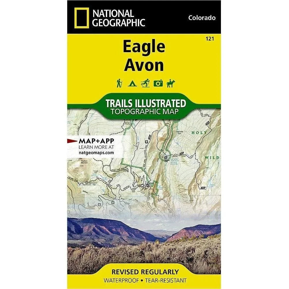 National Geographic Trails Illustrated Maps Library - Maps National Geographic Eagle/Avon - 121