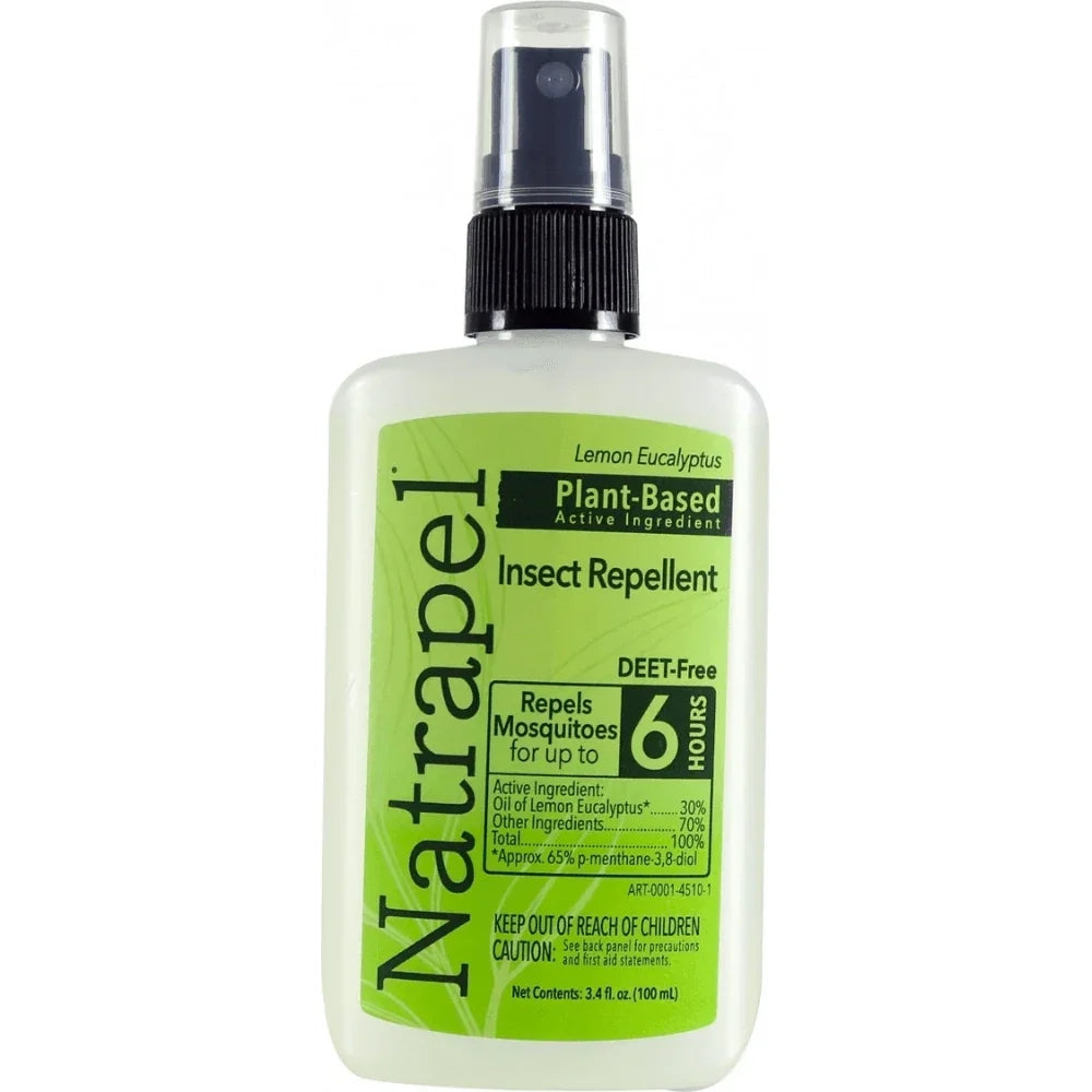 Natrapel Insect Repellents 3.4 oz Summer Gear - Camp Accessories Adventure Ready Brands Lemon Eucalyptus