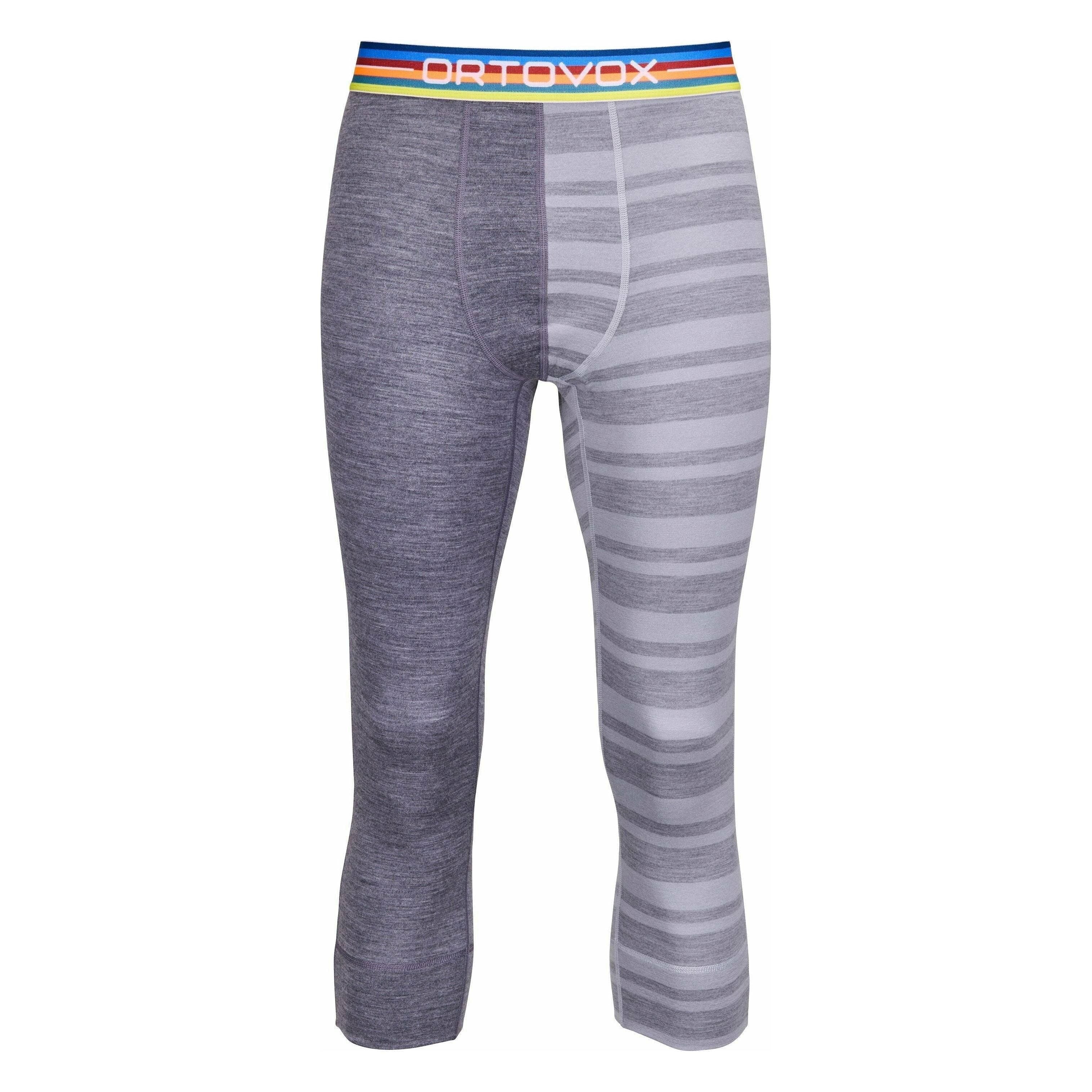 Ortovox M 185 Rock'N'Wool Short Pant Winter Apparel - Winter Apparel Mens Base Layer Bottom Ortovox Small Grey Blend