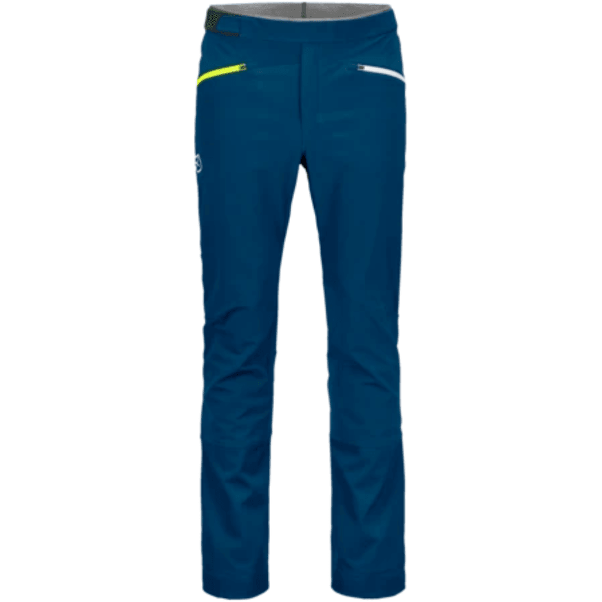 Ortovox M Col Becchei Pants Winter Apparel - Winter Apparel Mens Softshell Bottom Ortovox Small Petrol Blue