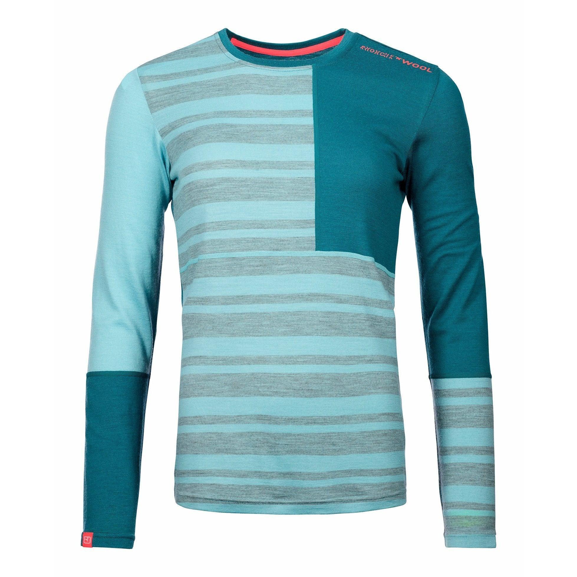 Ortovox W 185 Rock'N'Wool Long Sleeve Winter Apparel - Winter Apparel Womens Base Layer Top Ortovox