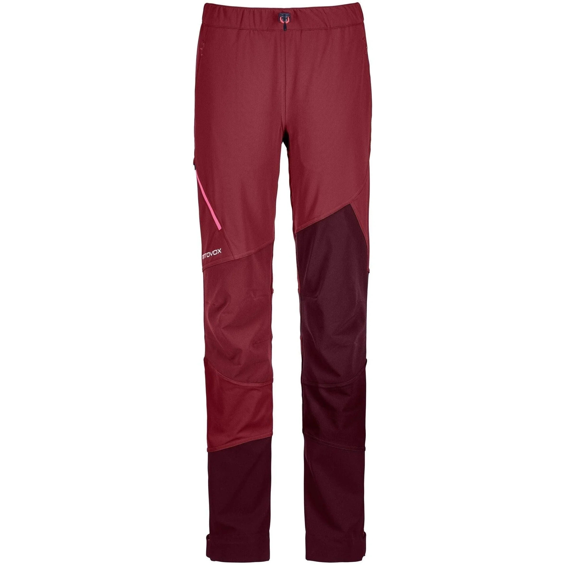 Ortovox W Col Becchei Pants Winter Apparel - Winter Apparel Womens Softshell Bottom Ortovox XSmall Dark Blood