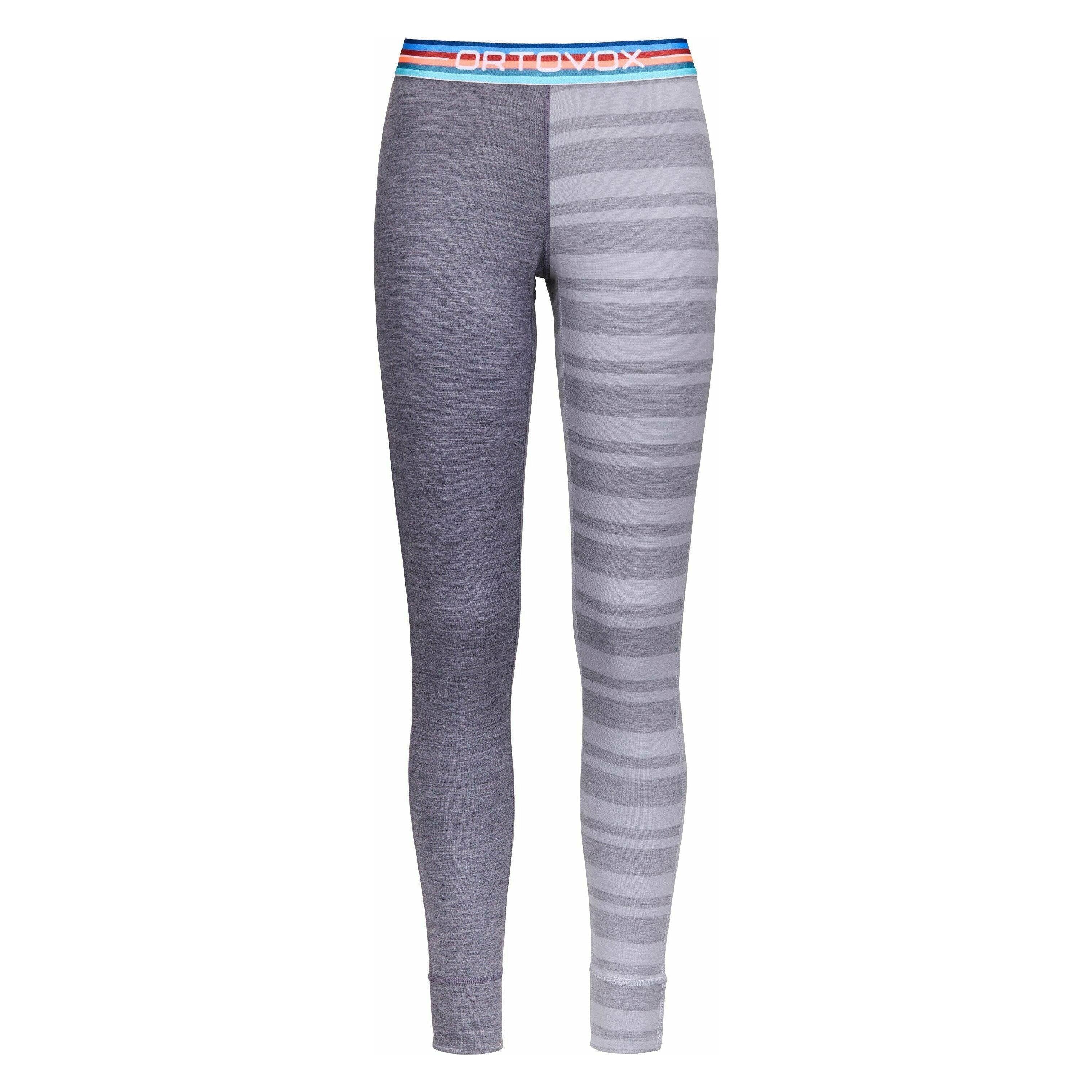 Ortovox W Rock'N'Wool Long Pants Winter Apparel - Winter Apparel Womens Base Layer Bottom Ortovox Small Grey Blend