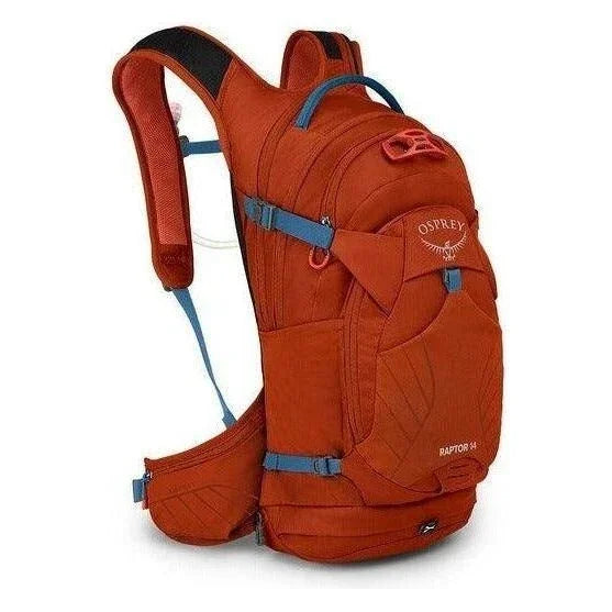 Osprey Raptor 14 Bike Pack w/Reservoir Backpacks and Bags - Cycling Hydration Packs and Vests Osprey Firestarter Orange
