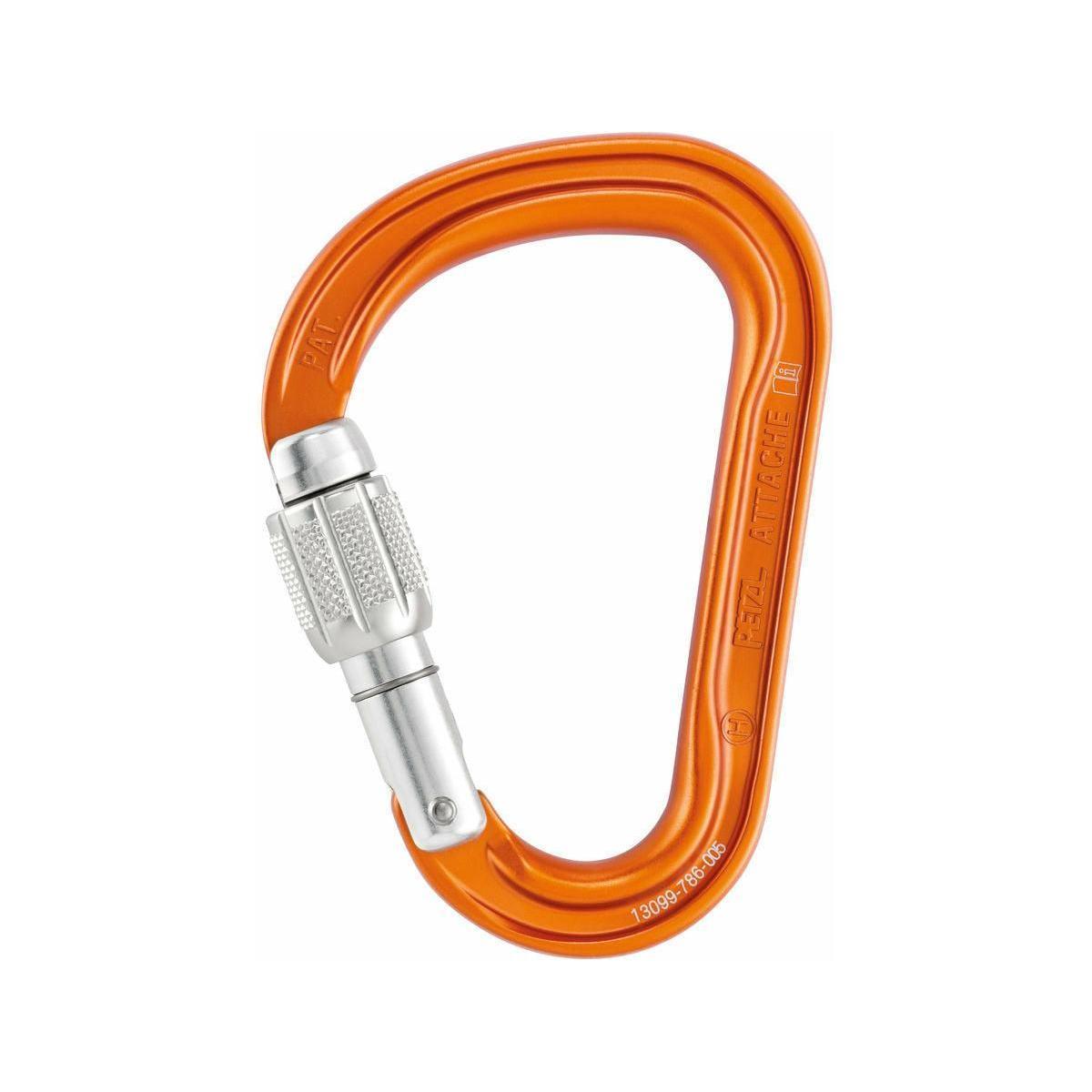 Petzl Attache Screw-Lock Carabiner Summer Gear - Climbing Gear Petzl