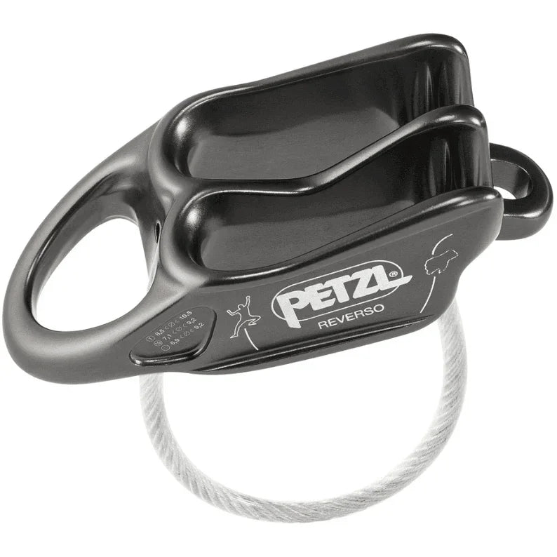 Petzl Reverso Belay Device Summer Gear - Climbing Gear Petzl Grey