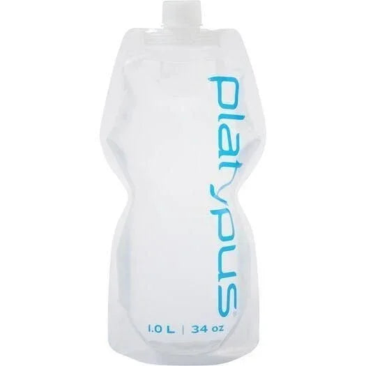 Platypus SoftBottle with Closure Cap Water Bottles and Bladders Platypus 1.0 liter Logo