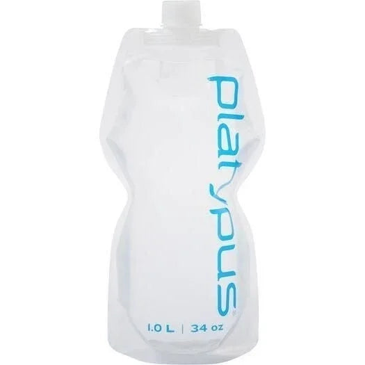 Platypus SoftBottle with Closure Cap Water Bottles and Bladders Platypus 1.0 liter Logo