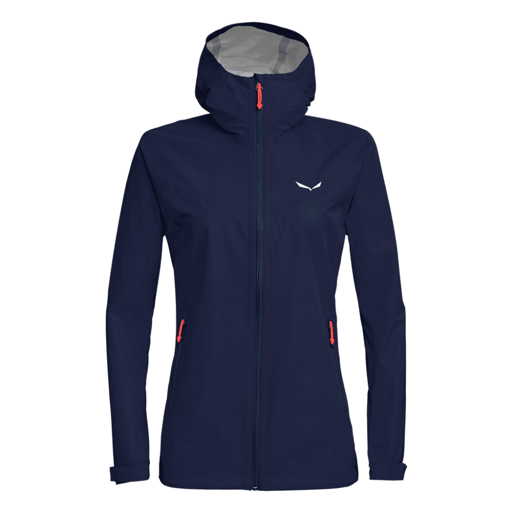 Puez Aqua Powertex Hardshell Jacket W Summer Apparel - Womens Salewa XSmall Navy Blazer