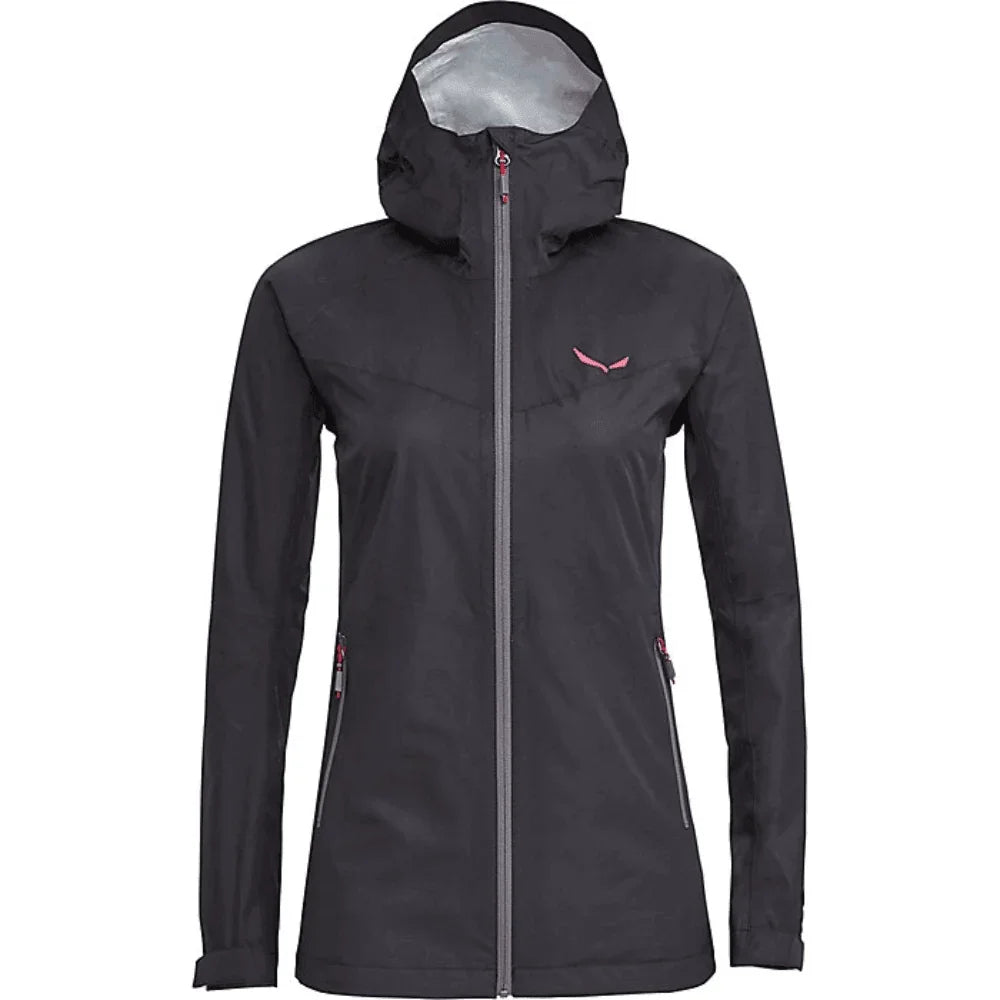 Puez Aqua Powertex Hardshell Jacket W Summer Apparel - Womens - Tops Salewa XSmall Black Out/6080