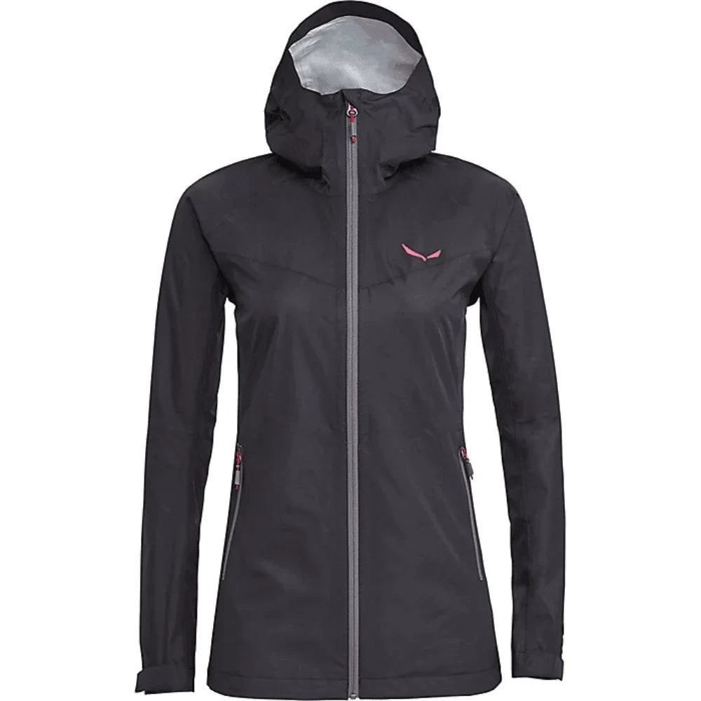 Puez Aqua Powertex Hardshell Jacket W Summer Apparel - Womens - Tops Salewa XSmall Black Out/6080