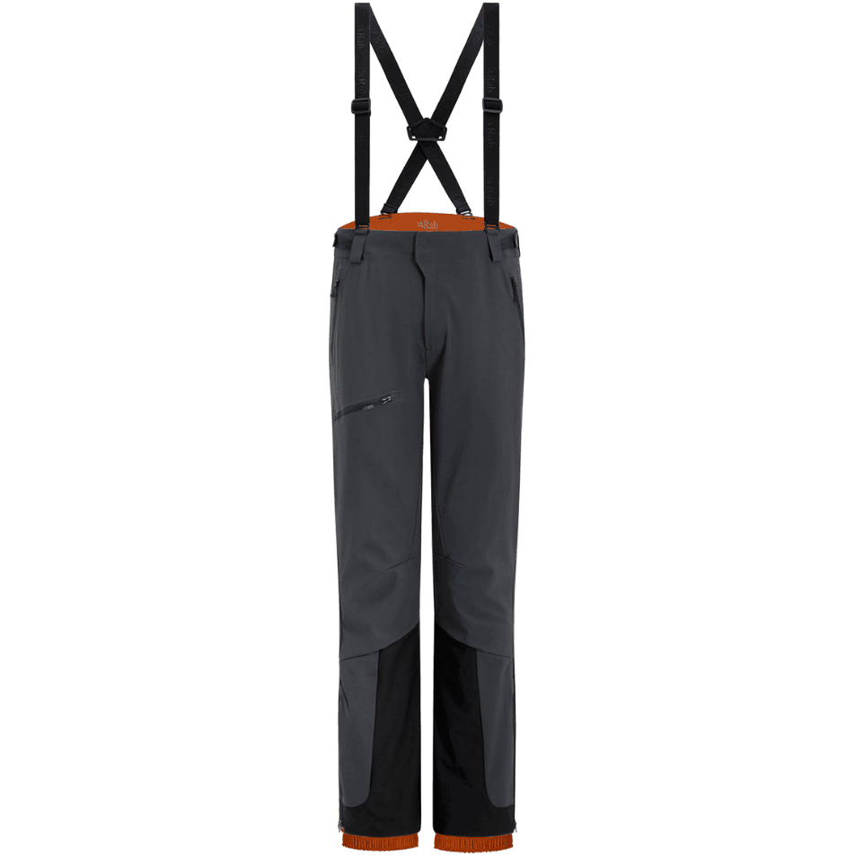 Rab M Khroma Ascendor Pants Winter Apparel - Winter Apparel Mens Softshell Bottom Rab 30 Ebony (Marmalade)