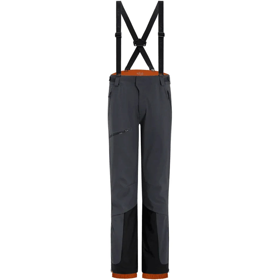 Rab M Khroma Ascendor Pants Winter Apparel - Winter Apparel Mens Softshell Bottom Rab 30 Ebony (Marmalade)