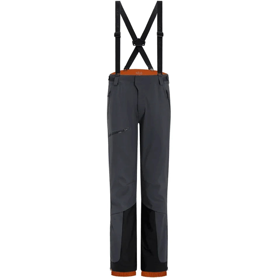 Rab M Khroma Ascendor Pants Winter Apparel - Winter Apparel Mens Softshell Bottom Rab 30 Ebony (Marmalade)