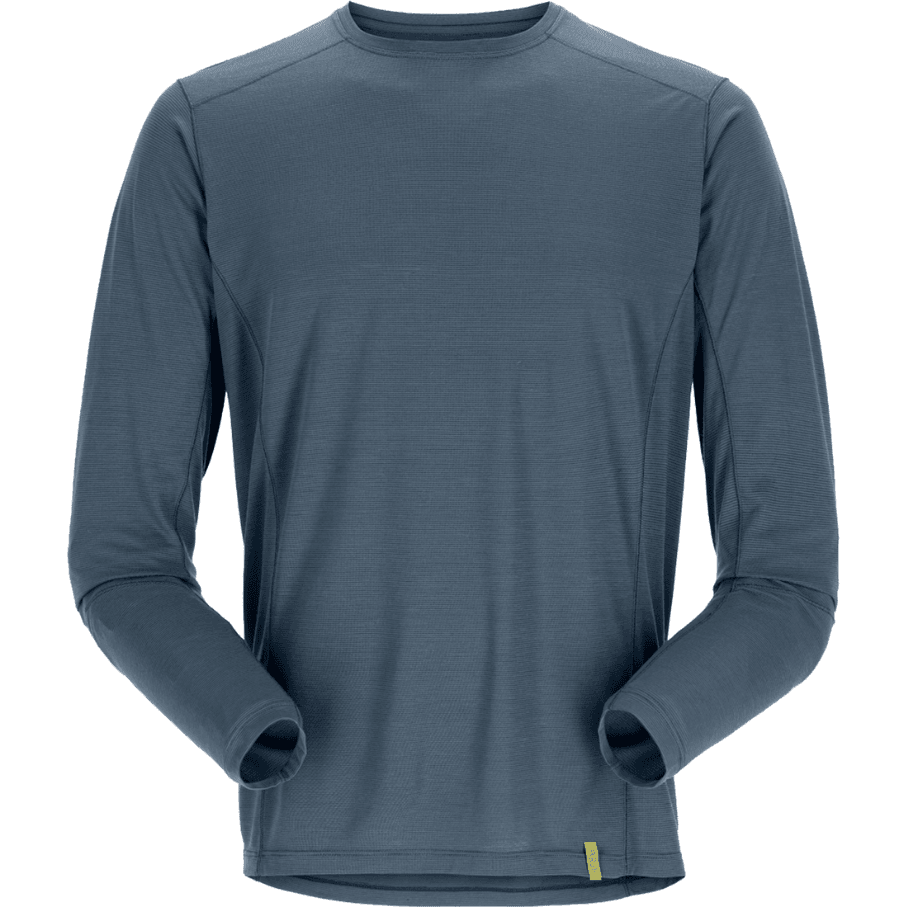 Rab M Syncrino Base Long Sleeve Tee Winter Apparel - Winter Apparel Mens Base Layer Top Rab Small Orion Blue