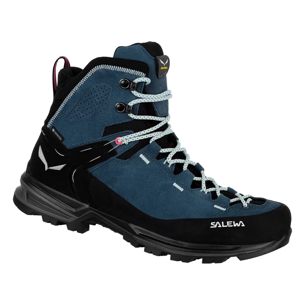 Salewa MTN Trainer 2 Mid Gtx W Hiking Shoe Summer Footwear - Hiking Footwear - Womens Salewa 6 Dark Denim/Black