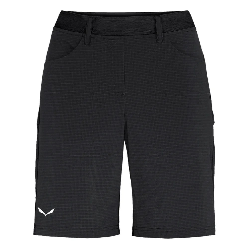 Salewa Puez 3 Durastretch W Shorts Summer Apparel - Womens - Bottoms Salewa XSmall Black Out