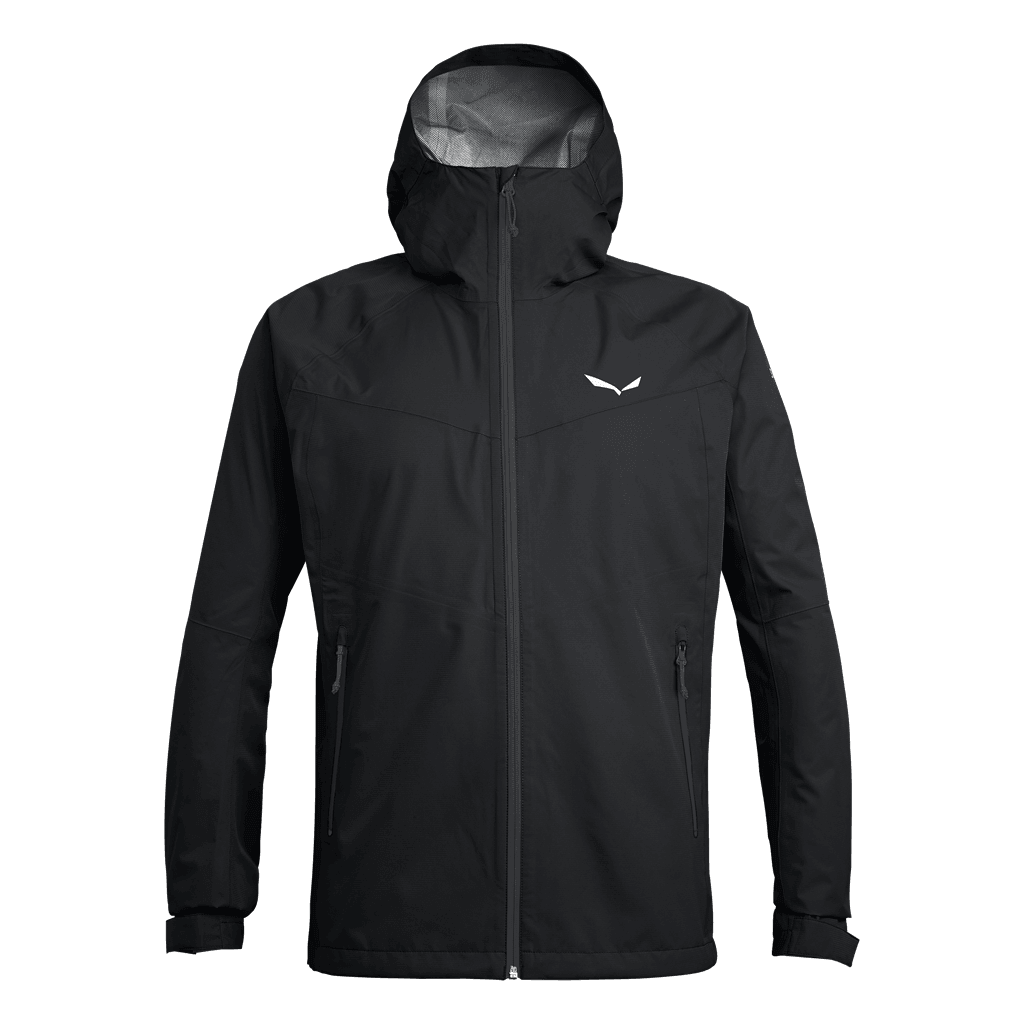 Salewa Puez Aqua Powertex Hardshell M Jacket Summer Apparel - Mens Salewa Small Black Out/0730