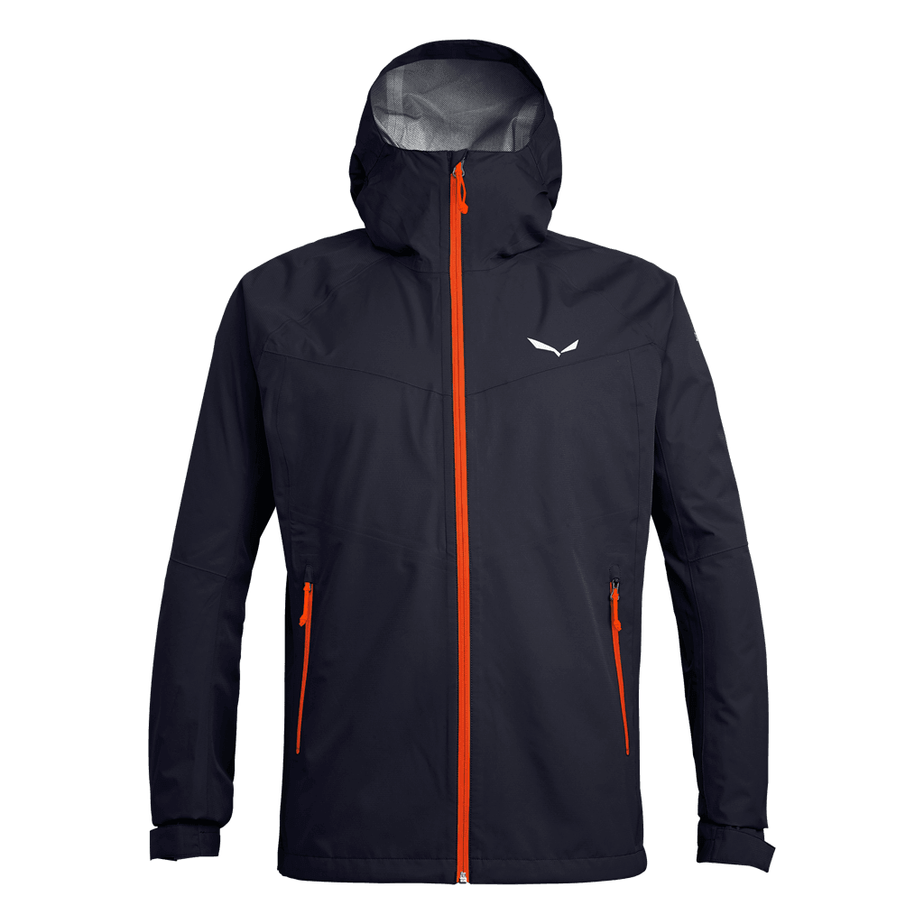 Salewa Puez Aqua Powertex Hardshell M Jacket Summer Apparel - Mens Salewa Small Premium Navy/4570