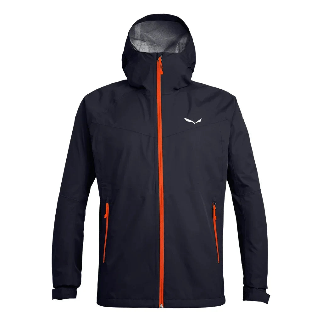 Salewa Puez Aqua Powertex Hardshell M Jacket Summer Apparel - Mens - Tops Salewa Small Premium Navy/4570
