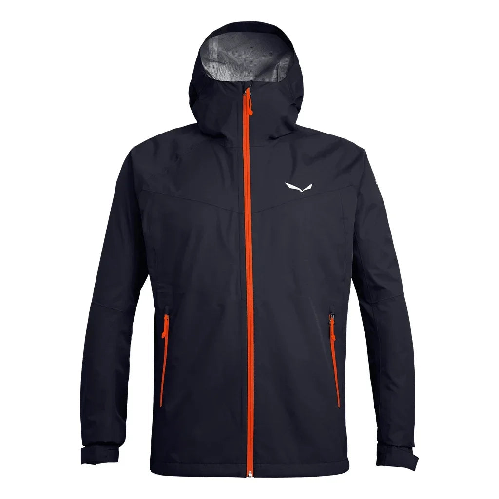 Salewa Puez Aqua Powertex Hardshell M Jacket Summer Apparel - Mens - Tops Salewa Small Premium Navy/4570