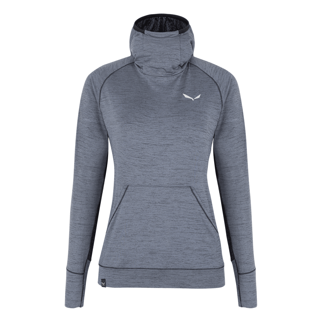 Salewa Puez Melange Dry W Hoody Summer Apparel - Womens Salewa XSmall Black Out Melange