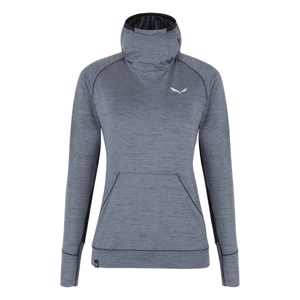 Salewa Puez Melange Dry W Hoody Summer Apparel - Womens - Tops Salewa XSmall Black Out Melange