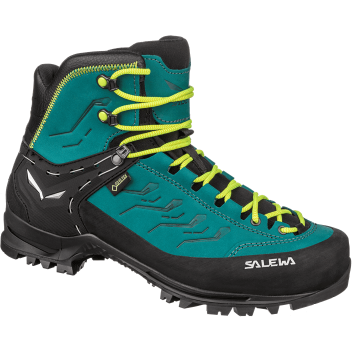 Salewa W Rapace GTX Boot Summer Footwear - Hiking Footwear - Womens Salewa 6.5 Shaded Spruce/Sulphur Spring