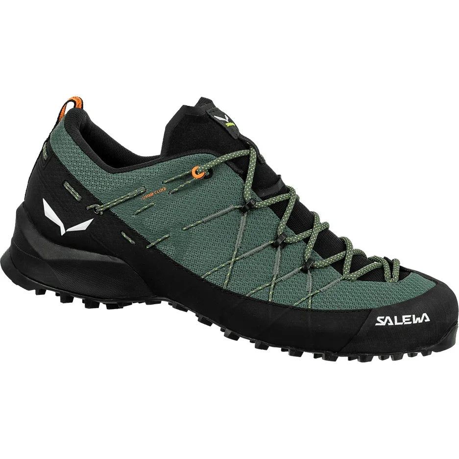 Salewa Wildfire 2 M Approach Shoe Summer Footwear - Hiking Footwear - Mens Salewa 9.0 Raw Green/Black