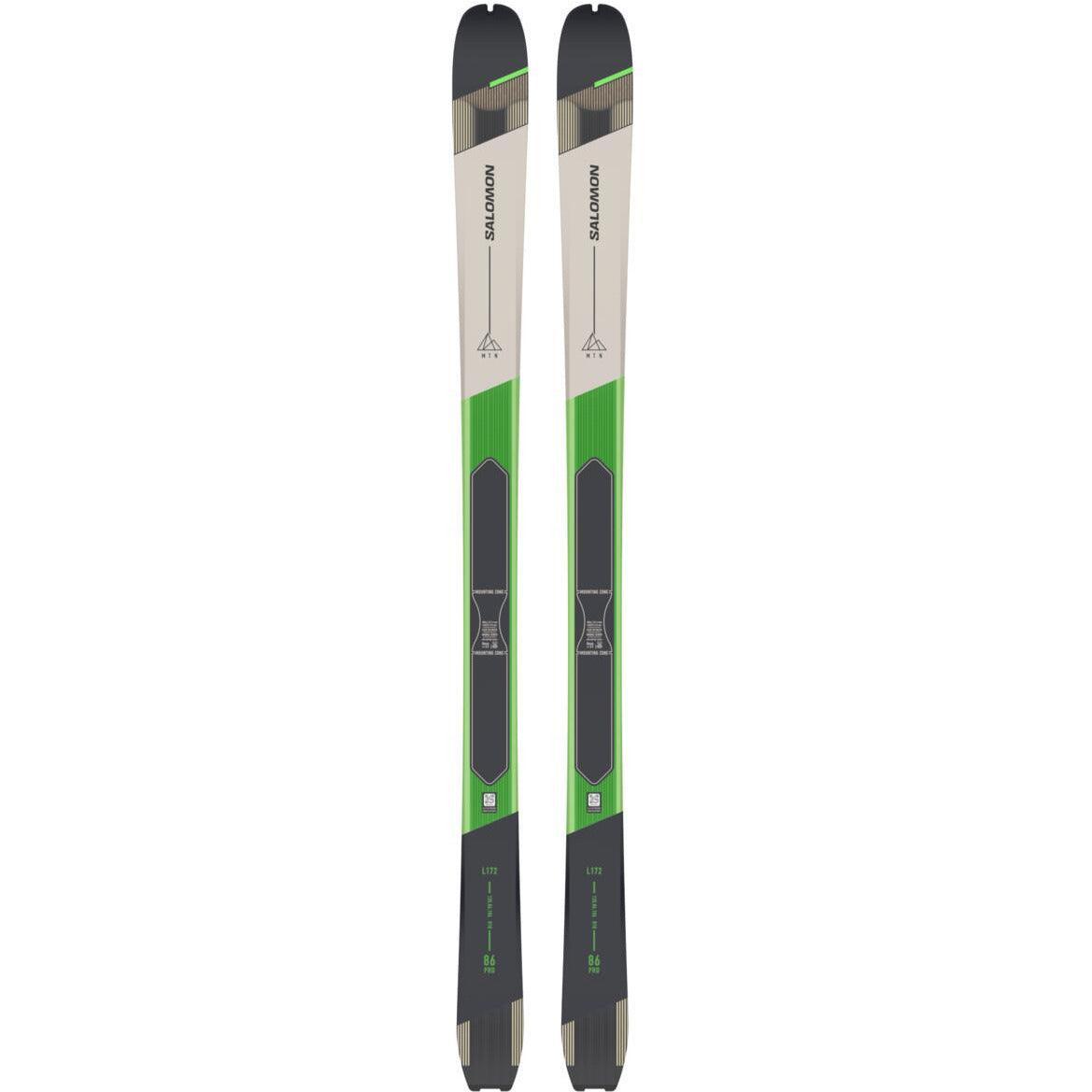 salomon back country skis Salomon MTN 86 Pro Touring Skis Green 180