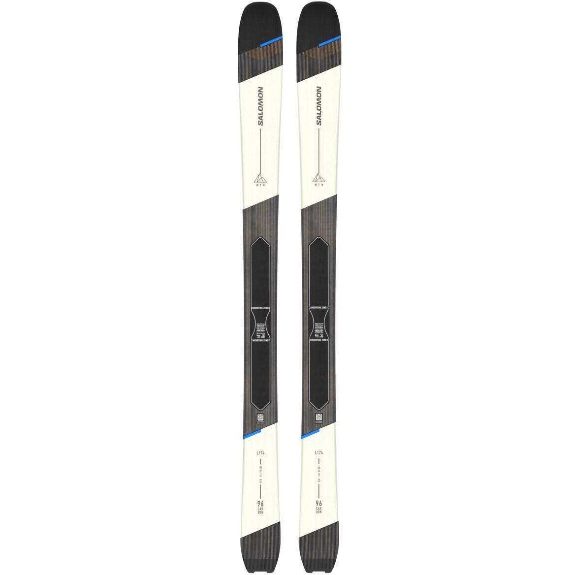 Salomon MTN 96 CARBON Alpine Touring Ski Skis - Touring Skis - Ski Mountaineering - Mens Salomon 166