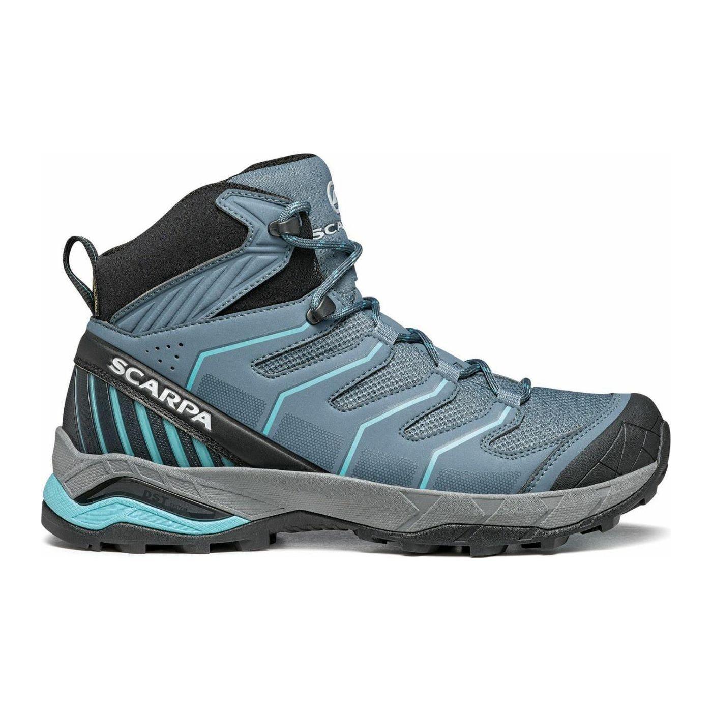 Scarpa Maverick Mid GTX W Hiking Shoe Summer Footwear - Hiking Footwear - Womens Scarpa 36 Storm Grey/Aqua