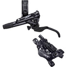 Shimano Deore XT BL-M8100/BR-M8120 Disc Brake and Lever - Front, Hydraulic, Post Mount, 4-Piston, Finned Metal Pads, Black Cycling Parts - Brake - Disc Brake Shimano