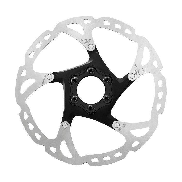 Shimano SM-RT76 160MM 6-Bolt Rotor Cycling Parts - Brake - Disc Brake Rotors Shimano