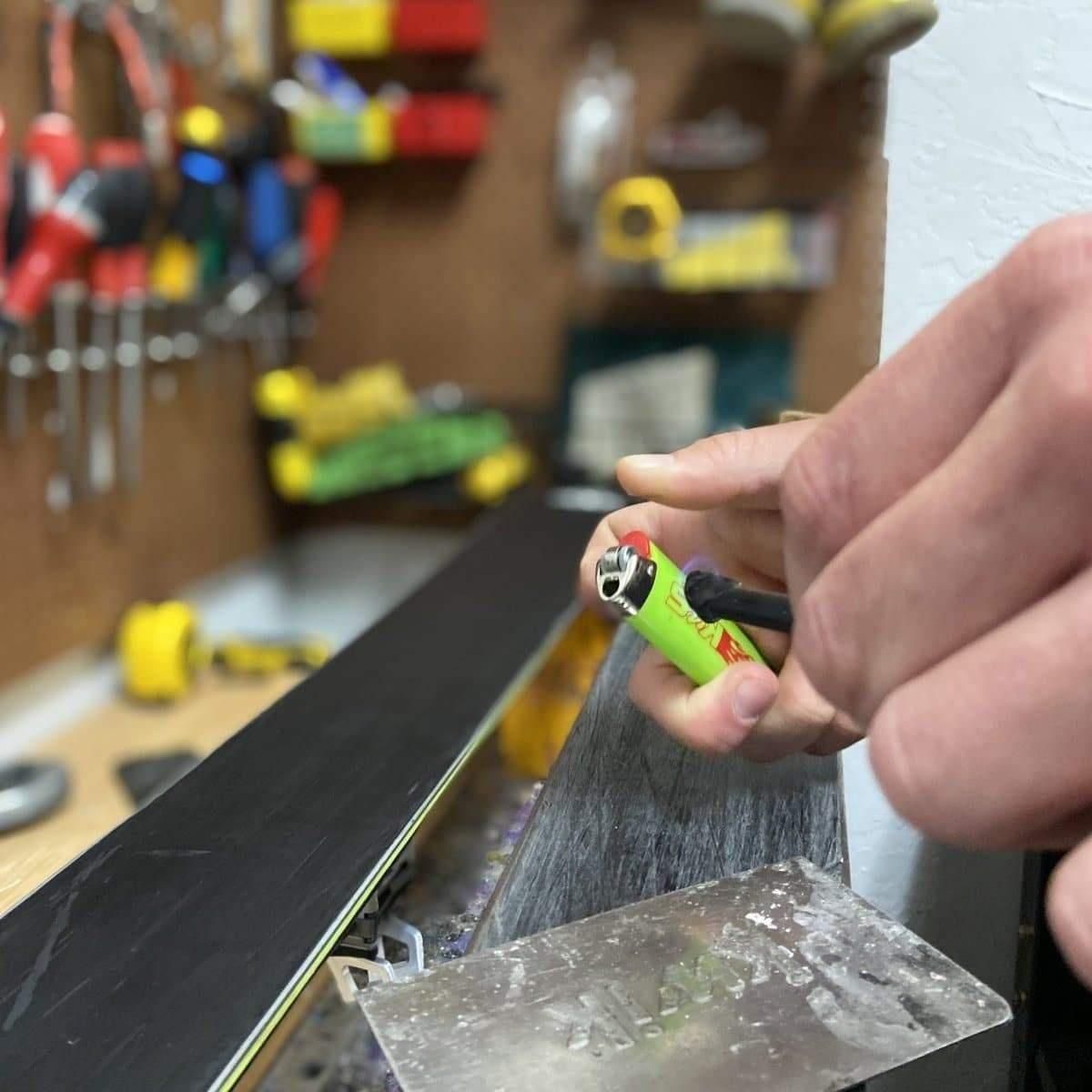 Ski/Board Tuning Labor - Ski Cripple Creek Backcountry P-tex/Base Repair